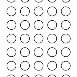 Matchless Inch Circle Template Unique Pattern Use The Printable Circles