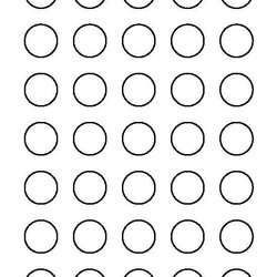 High Quality Free Printable Inch Circle Template Templates