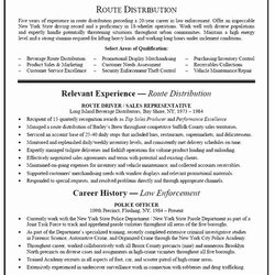Truck Driver Resume Sample New Example Objective