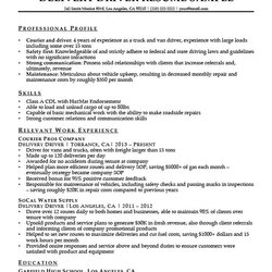 Magnificent Truck Driver Resume Template Word Fuel Objective Medical Trucker Companion Delivery Sample