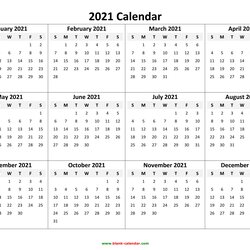 The Highest Standard Yearly Calendar Free Download And Print Blank Template
