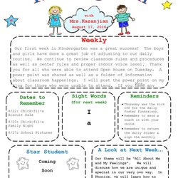 Supreme Child Care Newsletter Templates Free Printable Preschool Template