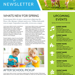Outstanding Classic Daycare Newsletter Template Templates Newsletters