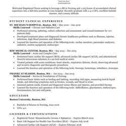 Swell New Grad Rn Resume Templates Example Nursing Entry Graduate Students Objective Registered Outstanding