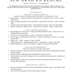 Perfect Caregiver Resume Example Writing Guide New Grad Rn Sample