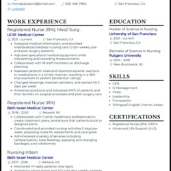 Eminent Nursing Student Resume Examples That Work In Graduate Resumes Example