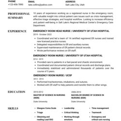 Spiffing Nursing Resume Examples Optimized For Writing Tips Example