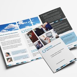 Matchless Free Corporate Brochure Template In Vector Fold Templates Three Adobe Illustrator Pamphlet Editable