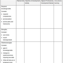 Magnificent Professional Development Plan Template Free Word Documents Download Individual Business Templates