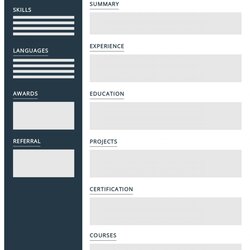 Very Good Blank Template Free Download