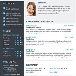 Superb Free Resume Template In Format For Graphic Web Professional Post Site Indonesia Templates Word Job