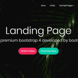 Cool Top Free Landing Page Templates