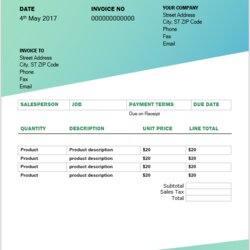 Exceptional Free Invoice Templates Word For Download Template Sample Business Prepare Own Help Preview First