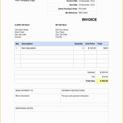 Matchless Invoice Template Free Download Windows Of Word Templates