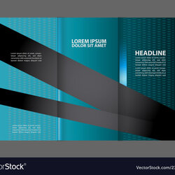 Fold Brochure And Catalog Design Vector Image