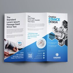 Fine Fold Brochure Examples Aphrodite Good Designing New Business Template Of