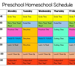 Very Good How To Create Preschool Schedule Mommy Is My Teacher