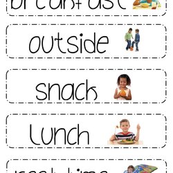 Out Of This World Preschool Daily Schedule Template Classroom Labels