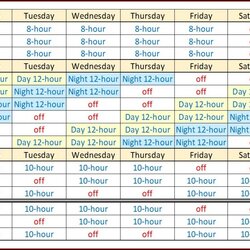 Superb Hour Shift Schedule Template Templates Resume Examples Admin December