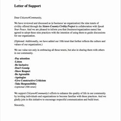 Smashing Letters Of Support Templates Luxury Letter Samples Pledges Pledge Proposal