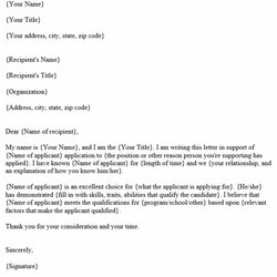Capital Letter Of Support Examples Templates And Writing Tips Template Word