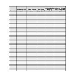 Preeminent Sign Up Sheet In Templates Word Excel Template Printable Kb