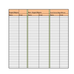 Superior Sign Up Sheet In Templates Word Excel