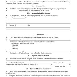 Sublime Best Ideas About Construction Contract On Janitorial Template Sample Printable Form Agreement Forms