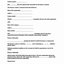 Swell Construction Contract Template Free Download Lovely Sample Business Agreement Contracts Caregiver