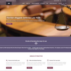 Supreme Law Firm Web Design Attorney Website Parallax Screen Shot At Am