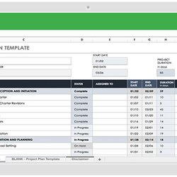 Top Project Plan Templates For Excel Template