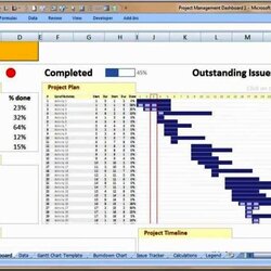 Cool Microsoft Excel Project Plan Template Free Templates Sample