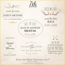 Free Save The Date Templates For Word Of Overlays Vol