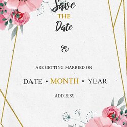 Cool Save The Date Invitation Templates Editable With Ms Word Download