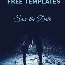 Spiffing Free Save The Date Card Editable Templates For Your Special Day