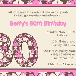 Cool Free Birthday Invite Wording Printable Invitation Template