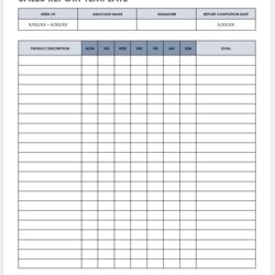 Brilliant Free Weekly Sales Report Templates