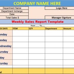 Swell Example Top Sales Report Template Archives Free Templates Weekly Sale