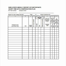 Fine Weekly Sales Report Template Best Of Sample Templates