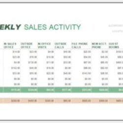 Outstanding Sales Report Templates For Daily Weekly Monthly Use Excel Template