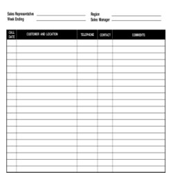 Great Weekly Sales Report Template Excel Database