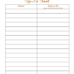 Exceptional Potluck Sign Up Sheet Free Printable For Unique Halloween Sheets Potlucks