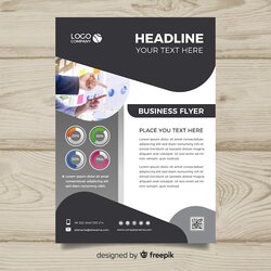 Terrific Free Vector Business Flyer Template Ready Print