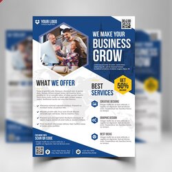 Excellent Free Business Flyer Template Download Flyers Bundle Zone