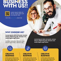 Swell Business Flyer Design Template Zone Preview