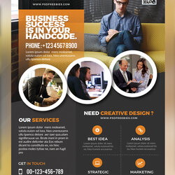 Outstanding Corporate Flyer Template Free Business Templates Advertising Flyers Examples Print Creative