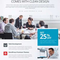 Tremendous Download Modern Business Free Flyer Template For Clean Corporate Com