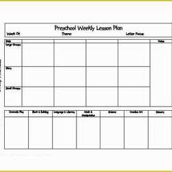 Capital Lesson Plan Template Free Of Doe Preschool Weekly Blank Templates Format Sheets Plans Unit Infant