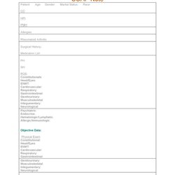 Exceptional Fantastic Soap Note Examples Templates Template Lab