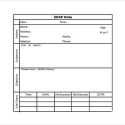 Swell Free Soap Note Templates In Ms Word Example Sample Template Notes Format Examples Doctor Samples